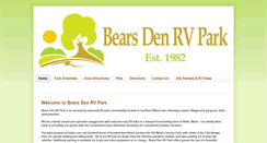 Desktop Screenshot of bearsdenrvpark.com