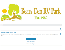 Tablet Screenshot of bearsdenrvpark.com